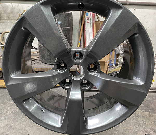 powder coated wheel anthracite