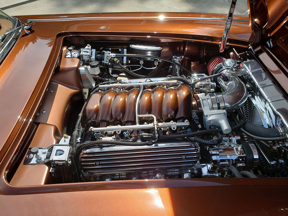 Corvette engine bay corvette Openthrottle powder