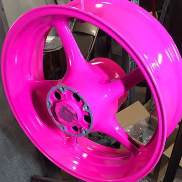 Neon Pink Wheel
