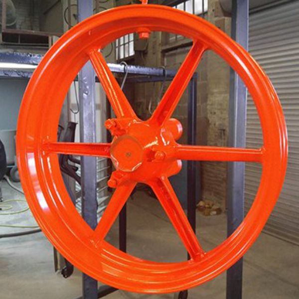Neon Orange Wheel Rim