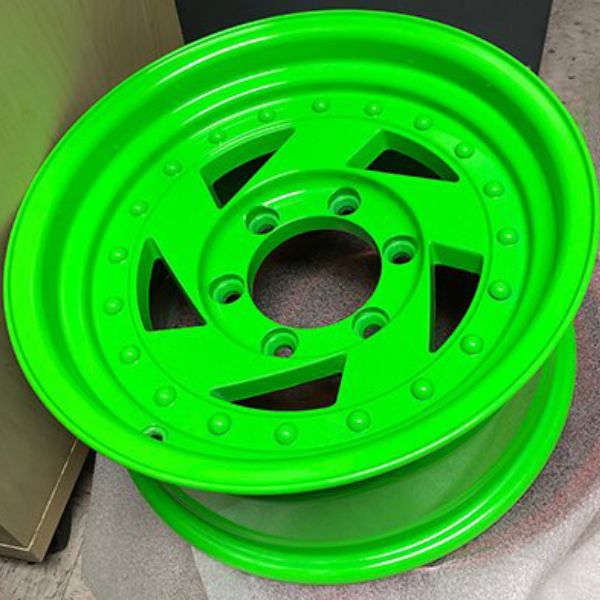 K Bike Green Wheel