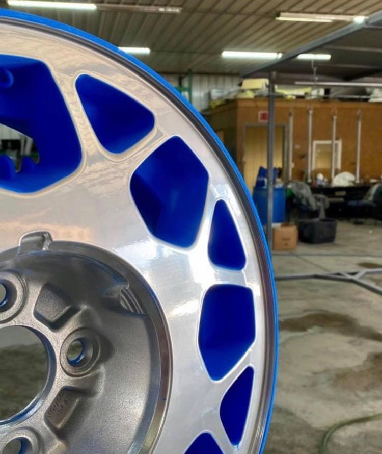 Blue & Chrome Two-Tone