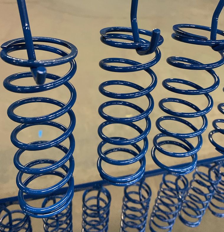 Blue Coil Springs