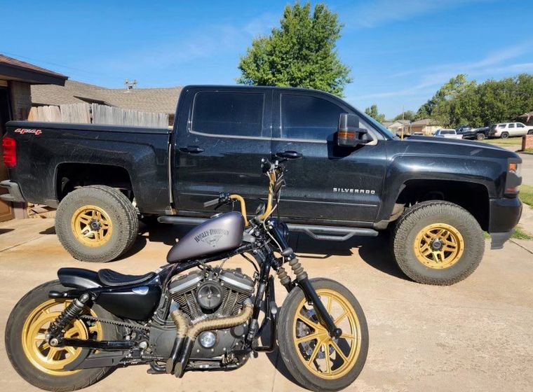 Gold Nugget — Truck & Harley Match