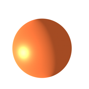 Color swatch of Radiant Orange OpenThrottle powder